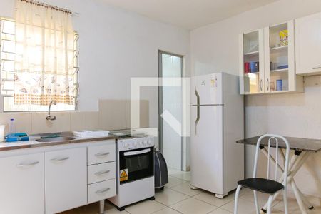 Sala Quarto e Cozinha de kitnet/studio para alugar com 1 quarto, 17m² em Parque das Nações, Santo André