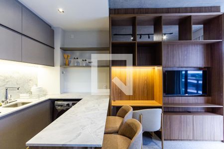 Apartamento para alugar com 43m², 1 quarto e 1 vagaSala/Cozinha