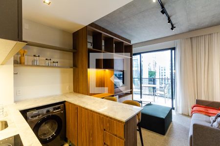 Apartamento para alugar com 43m², 1 quarto e 1 vagaSala/Cozinha