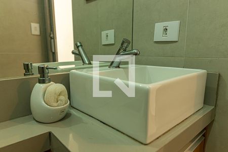 Studio à venda com 32m², 1 quarto e sem vagaDetalhe do banheiro