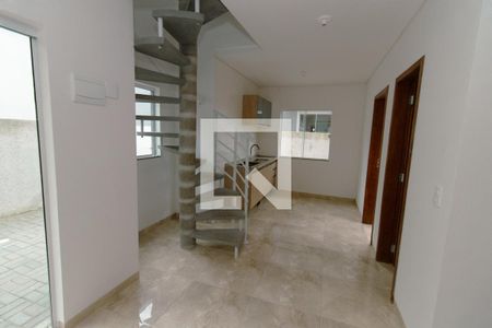 Sala de casa de condomínio para alugar com 2 quartos, 90m² em Rio Tavares, Florianópolis