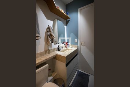 Banheiro de apartamento à venda com 1 quarto, 34m² em Jurubatuba, São Paulo