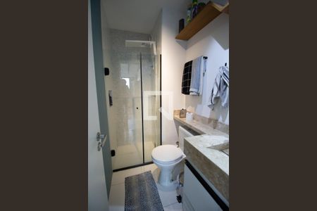 Banheiro de apartamento à venda com 1 quarto, 34m² em Jurubatuba, São Paulo