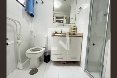 Banheiro da Suíte de apartamento à venda com 3 quartos, 100m² em Vila Mascote, São Paulo