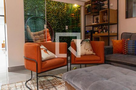 Casa à venda com 104m², 3 quartos e 2 vagasDetalhe da Sala