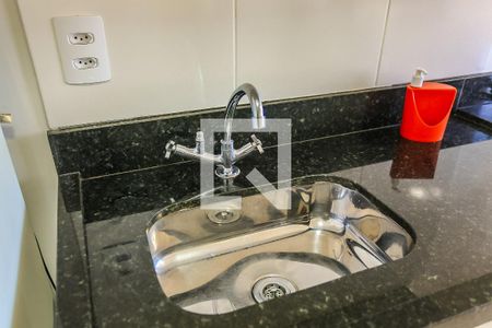 Cozinha de apartamento para alugar com 1 quarto, 24m² em Vila Nova das Belezas, São Paulo