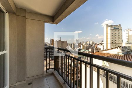 Varanda de apartamento à venda com 1 quarto, 41m² em República, São Paulo