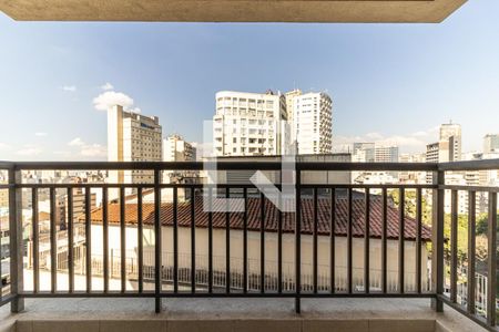 Varanda de apartamento à venda com 1 quarto, 41m² em República, São Paulo