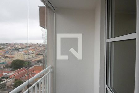 Varanda da Sala de apartamento para alugar com 2 quartos, 52m² em Vila Antonieta, São Paulo