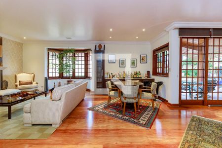 Sala de casa de condomínio à venda com 4 quartos, 550m² em Jardim Petropolis, São Paulo