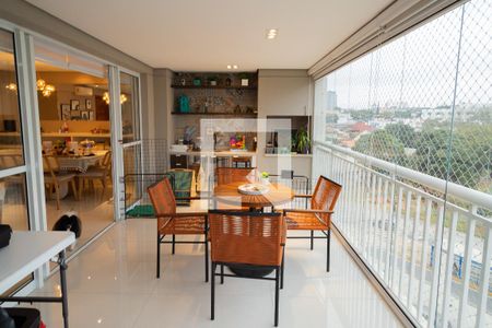 Sacada  de apartamento à venda com 3 quartos, 156m² em Centro, São Bernardo do Campo
