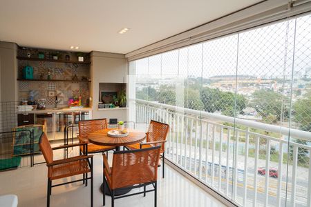 Sacada  de apartamento à venda com 3 quartos, 156m² em Centro, São Bernardo do Campo