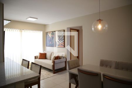Sala de apartamento para alugar com 2 quartos, 75m² em Parque Amazônia, Goiânia