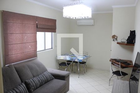 Sala de apartamento para alugar com 1 quarto, 49m² em Centro, São Vicente