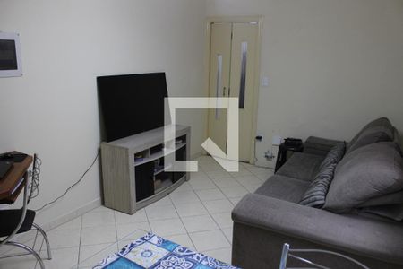 Sala de apartamento para alugar com 1 quarto, 49m² em Centro, São Vicente