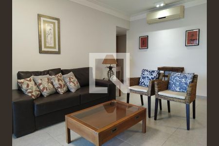 Sala de apartamento para alugar com 3 quartos, 118m² em Jardim Praiano, Guarujá
