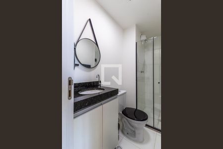 Studio para alugar com 27m², 1 quarto e sem vaga Studio para alugar com 27m², 1 quarto e sem vagaBanheiro