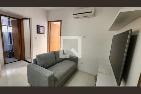 Sala de apartamento para alugar com 2 quartos, 50m² em José Menino, Santos