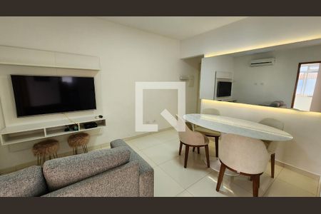 Sala de apartamento para alugar com 2 quartos, 50m² em José Menino, Santos