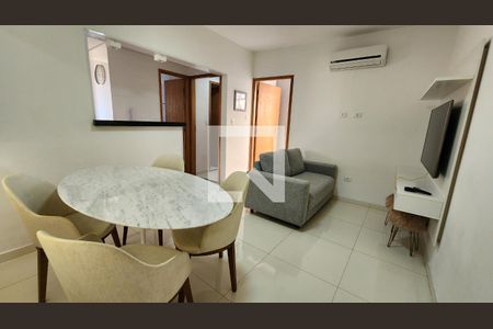 Sala de apartamento para alugar com 2 quartos, 50m² em José Menino, Santos