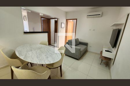 Sala de apartamento para alugar com 2 quartos, 50m² em José Menino, Santos