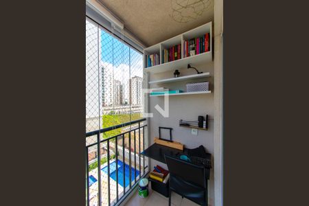 Varanda da Sala de apartamento para alugar com 2 quartos, 47m² em Parque São Lourenço, São Paulo