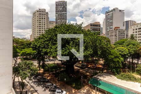 Sala - Vista de apartamento para alugar com 1 quarto, 26m² em República, São Paulo