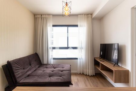 Sala de apartamento para alugar com 1 quarto, 26m² em República, São Paulo