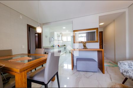 Sala de apartamento à venda com 3 quartos, 73m² em Cidade Jardim, Belo Horizonte
