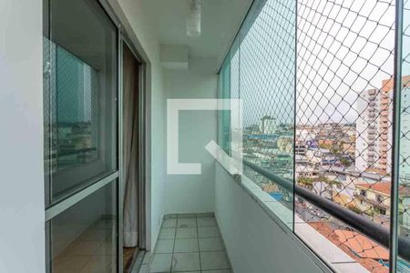 Varanda da sala  de apartamento à venda com 2 quartos, 68m² em Centro, Diadema