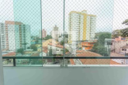 Varanda da sala  de apartamento à venda com 2 quartos, 68m² em Centro, Diadema