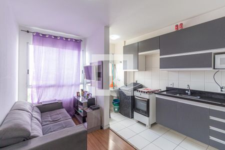 Sala de apartamento para alugar com 1 quarto, 28m² em Conceição, Osasco