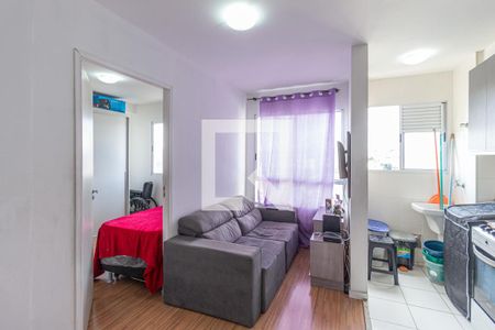 Sala de apartamento para alugar com 1 quarto, 28m² em Conceição, Osasco