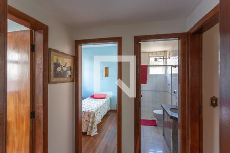 Corredor de apartamento à venda com 3 quartos, 91m² em Sagrada Família, Belo Horizonte