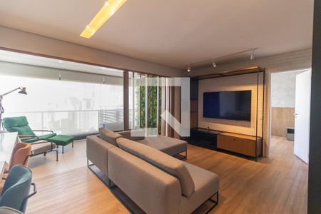 Sala de apartamento para alugar com 1 quarto, 73m² em Cerqueira César, São Paulo