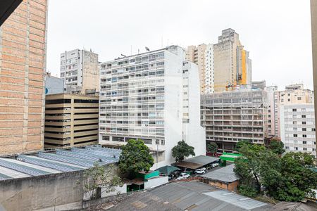 Vista da Sacada de kitnet/studio à venda com 1 quarto, 24m² em Consolação, São Paulo