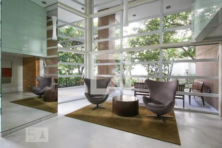 Apartamento para alugar com 98m², 2 quartos e 2 vagasHall social