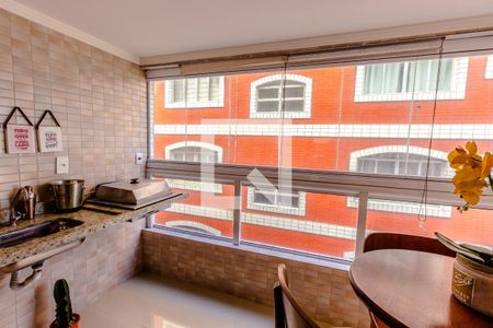 Varanda gourmet de apartamento para alugar com 1 quarto, 53m² em Aviação, Praia Grande