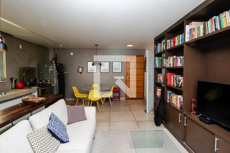Sala de apartamento à venda com 1 quarto, 100m² em Carmo, Belo Horizonte