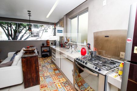 Cozinha de apartamento à venda com 1 quarto, 100m² em Carmo, Belo Horizonte
