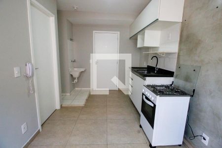 Sala / Cozinha de apartamento para alugar com 1 quarto, 24m² em Panamby, São Paulo