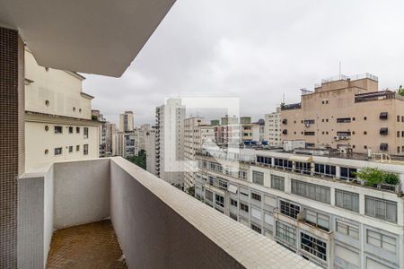 Varanda da Sala de apartamento para alugar com 4 quartos, 215m² em Higienópolis, São Paulo