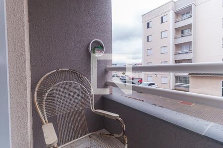 Sacada da Sala de apartamento para alugar com 2 quartos, 55m² em Jundiapeba, Mogi das Cruzes