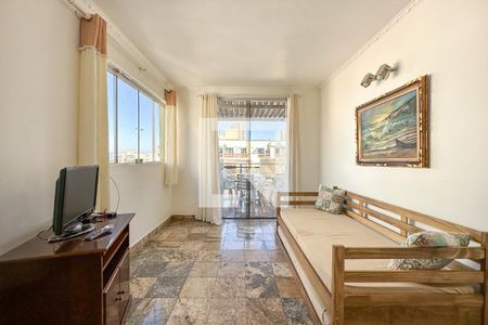 Sala de apartamento para alugar com 2 quartos, 150m² em Balneário Cidade Atlântica, Guarujá