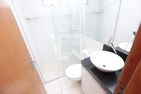 Banheiro de apartamento para alugar com 2 quartos, 45m² em Santa Maria, Contagem