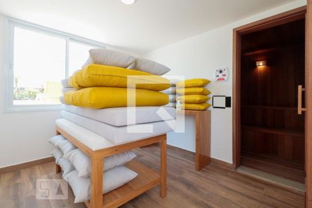 Studio para alugar com 25m², 1 quarto e 1 vagaSauna