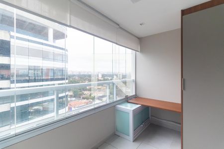 Varanda de kitnet/studio para alugar com 1 quarto, 25m² em Jardim Paulistano, São Paulo