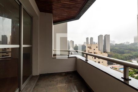 Varanda da Sala de apartamento à venda com 3 quartos, 124m² em Vila Suzana, São Paulo