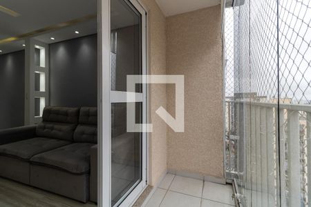Varanda da Sala de apartamento para alugar com 2 quartos, 47m² em Taboão, São Bernardo do Campo
