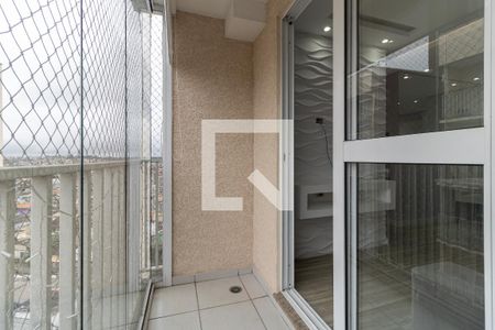 Varanda da Sala de apartamento para alugar com 2 quartos, 47m² em Taboão, São Bernardo do Campo